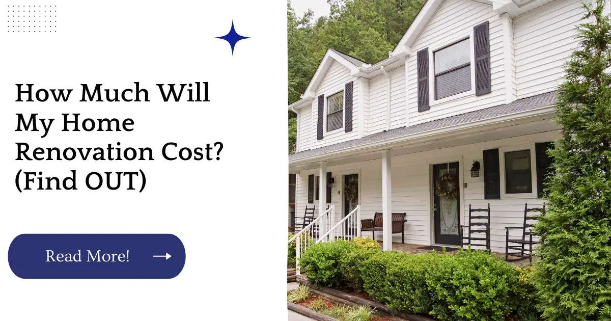 How Much Will My Home Renovation Cost? (Find OUT)