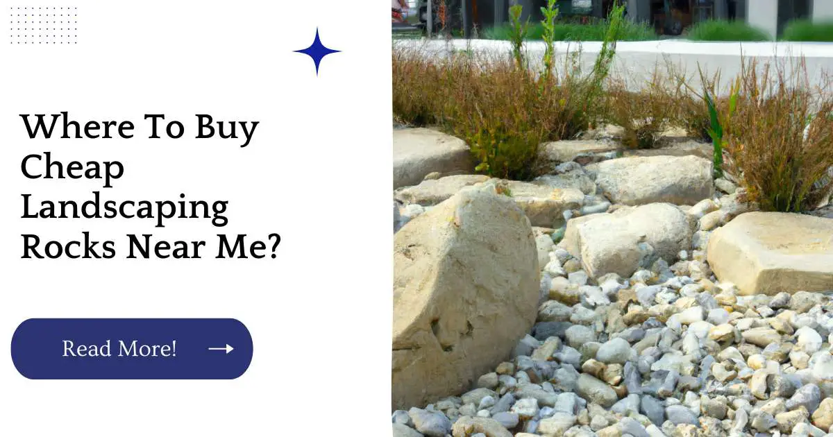 Where To Buy Cheap Landscaping Rocks Near Me?